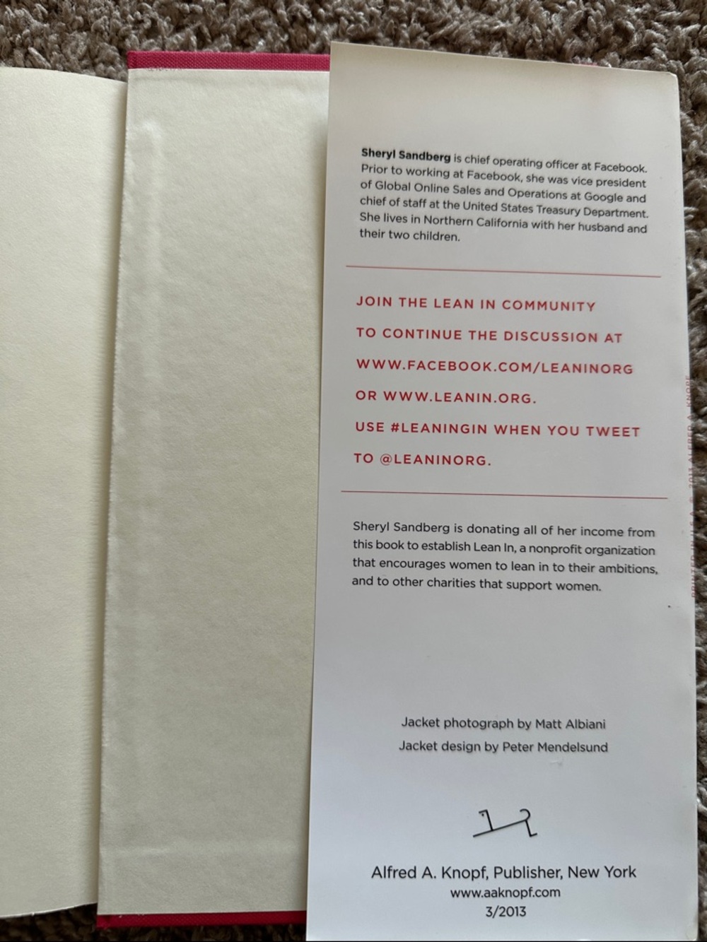 Lean In by Sheryl Sandberg - Picture 4 of 4